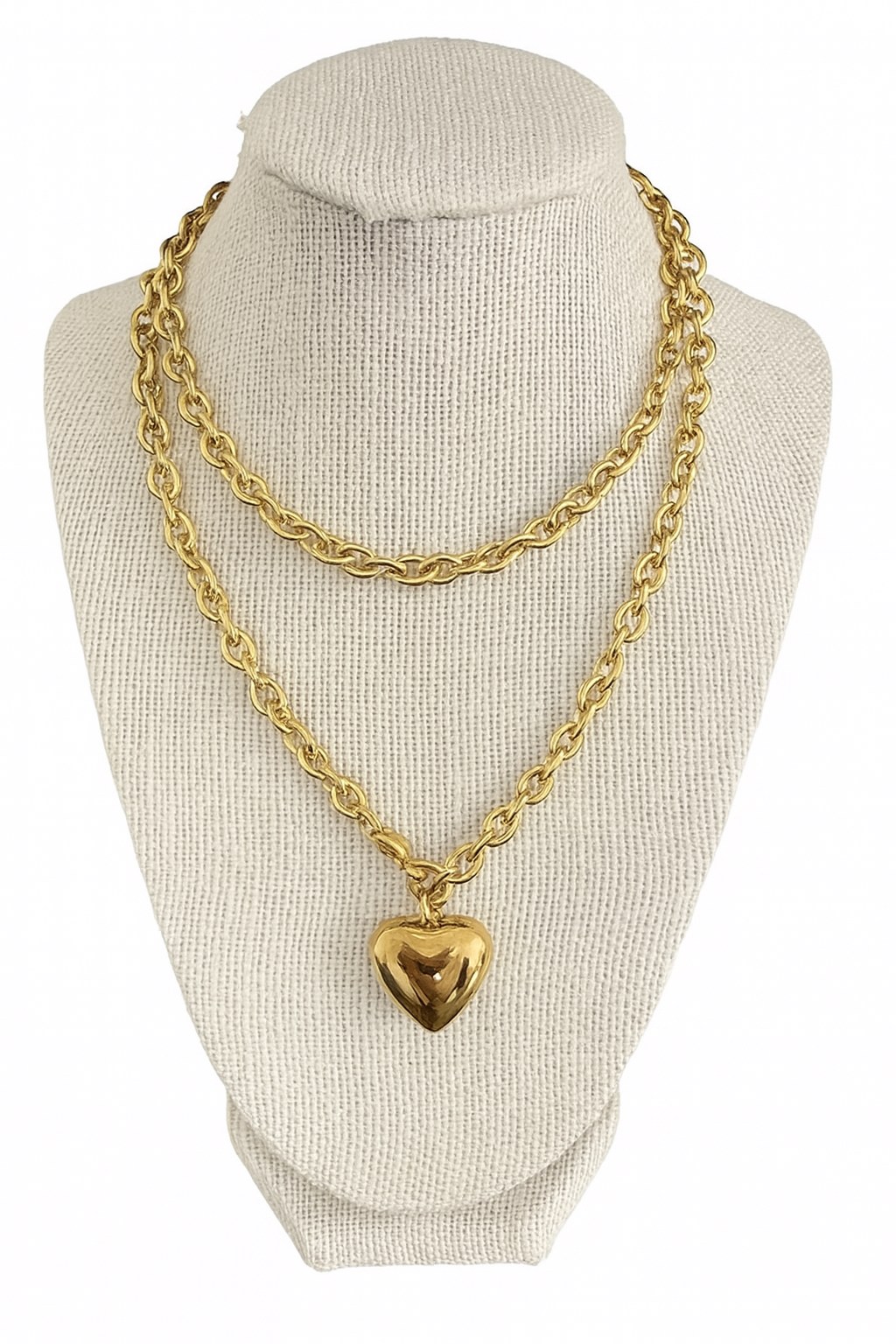 Layered Heart Necklace