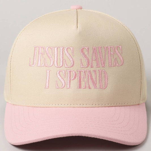 JESUS SAVES I SPEND HAT!